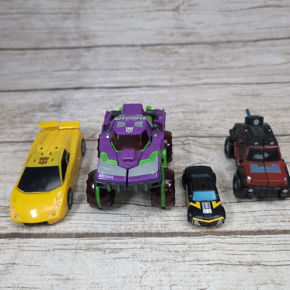 Lot Of 4 Modern Transformers Action Figures